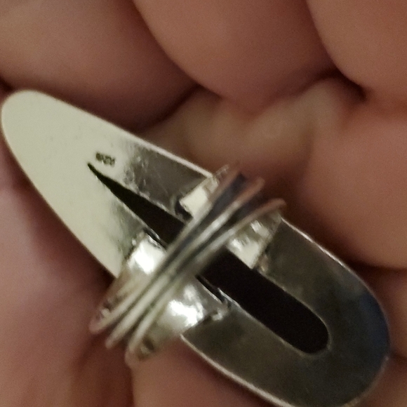 New Botswana Agate 925 Silver Statement Ring. - Picture 13 of 13